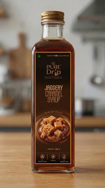 PureDrip Jaggery Caramel Syrup