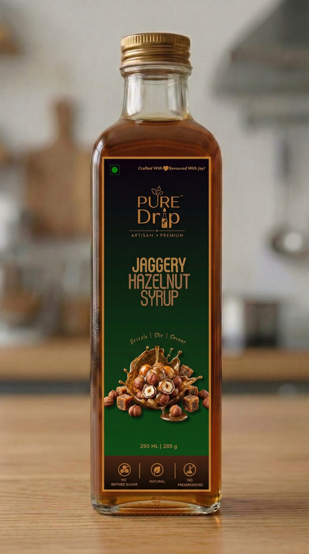 PureDrip Jaggery Hazelnut Syrup